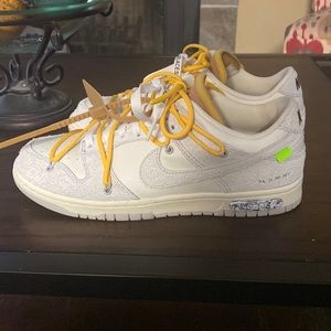 Size 9 1/2 off white dunks lot 39 of 50
